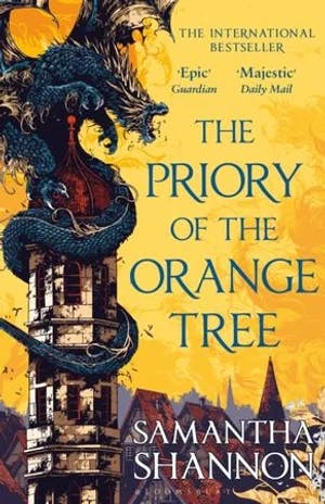 Omslag: "The priory of the orange tree" av Samantha Shannon