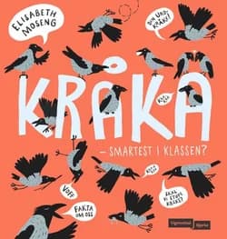 Omslag: "Kråka : smartest i klassen?" av Elisabeth Moseng