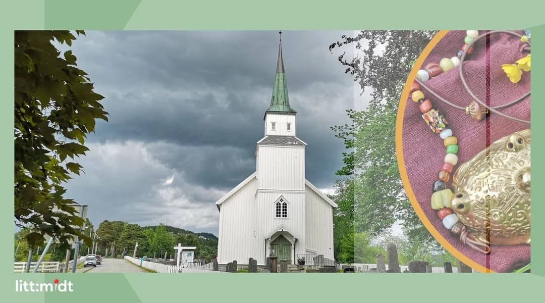 Egge kirke i tordenvær