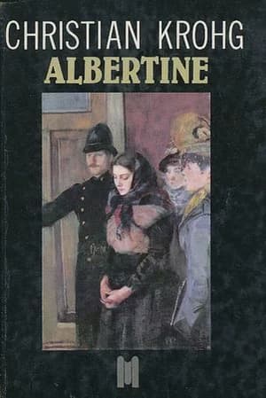 Omslag: "Albertine : Med forf.s forsvarstale for Høyesterett" av Christian Krohg