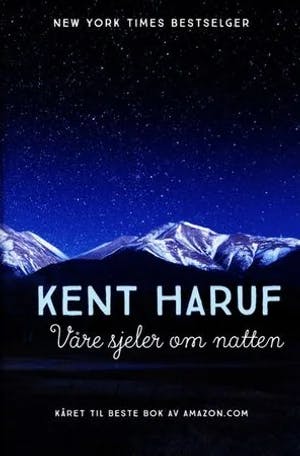 Omslag: "Våre sjeler om natten" av Kent Haruf